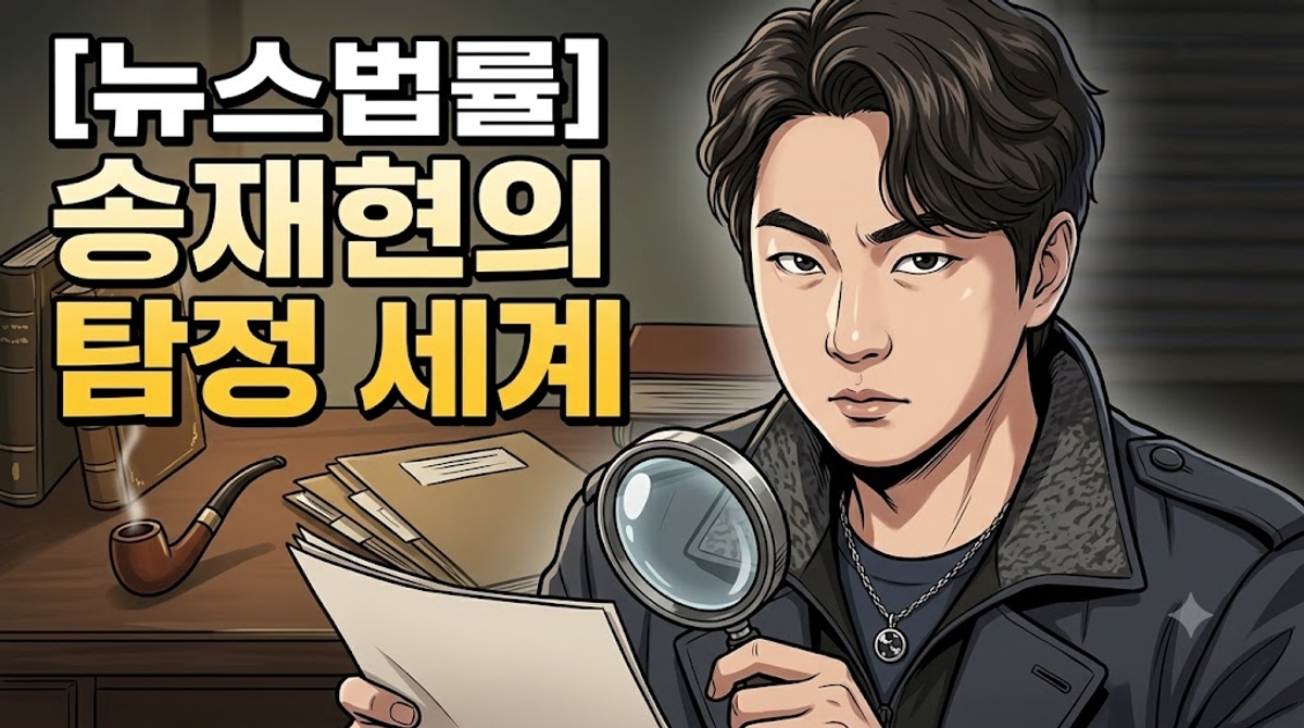 송재현의 탐정세계 제1화 키비주얼